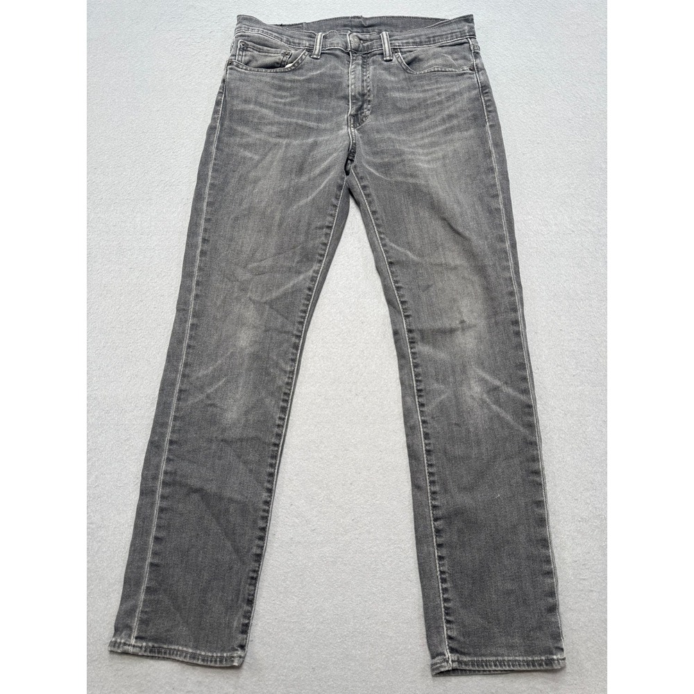 Levi's Jeans Men's 32x30 Dark Gray Denim Skinny Slim Fit Tapered Leg Black Label